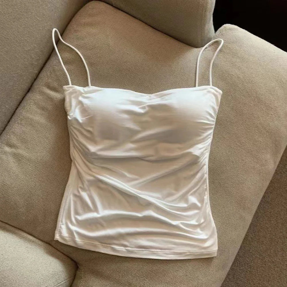 Women's Padded Spaghetti Strap Tank Top