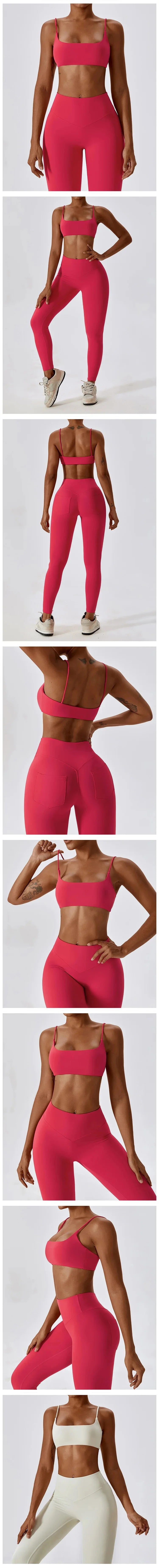 Women's Cross-Back Strappy Sports Bra