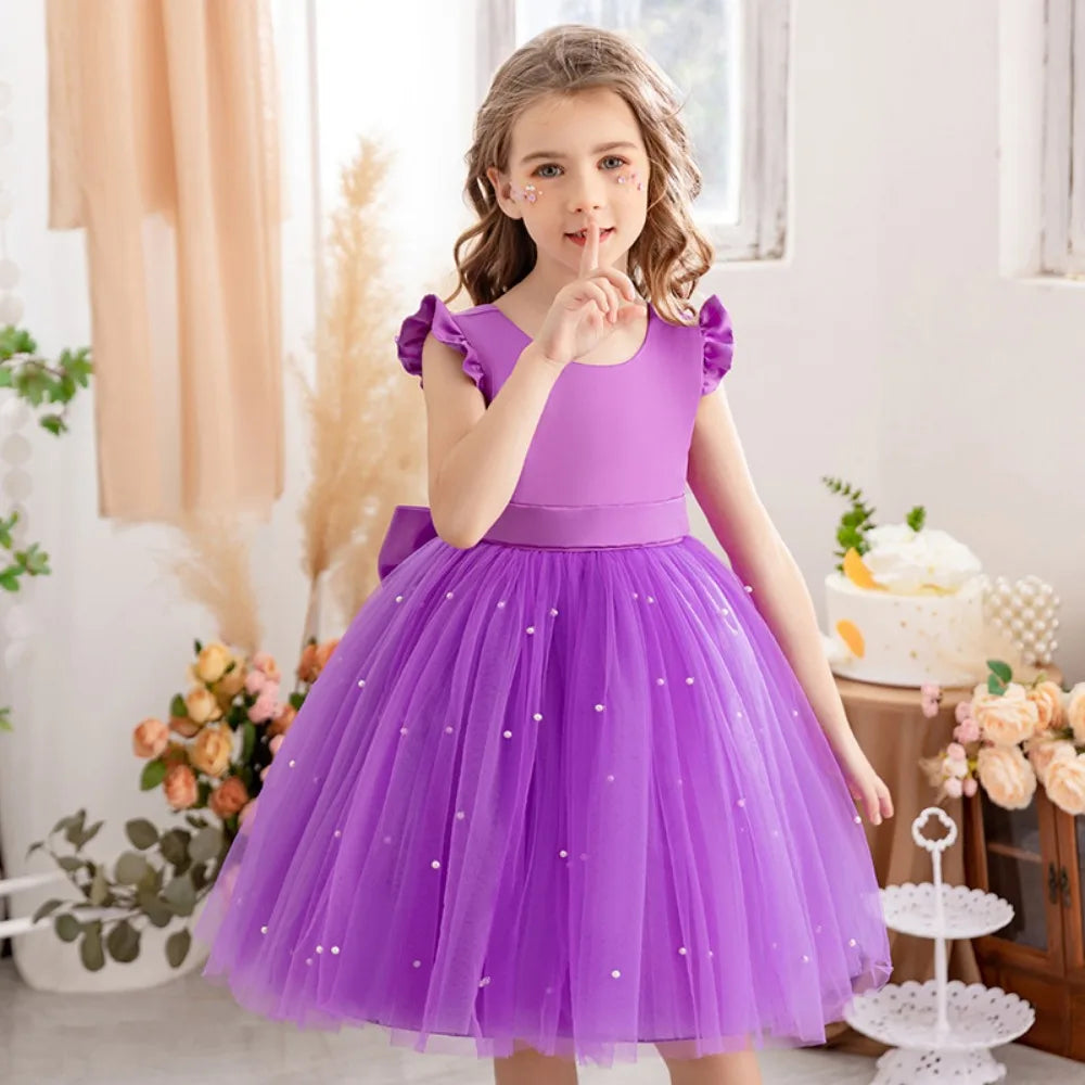 Girls' Fairy Princess Lace Dance Dress