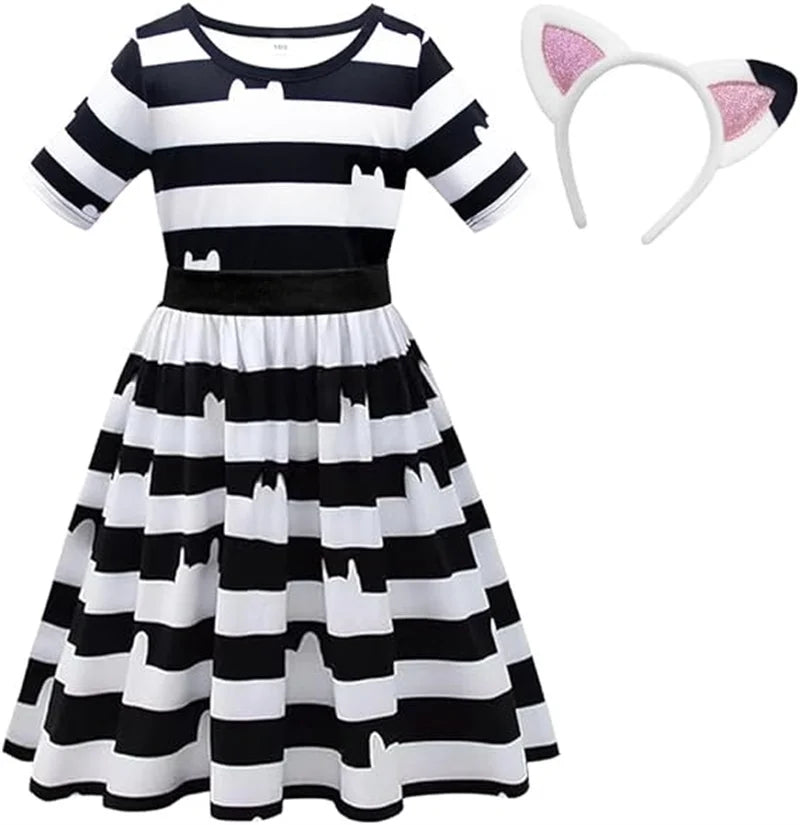 Girls' Gabby Dollhouse Rainbow Dress & Headband