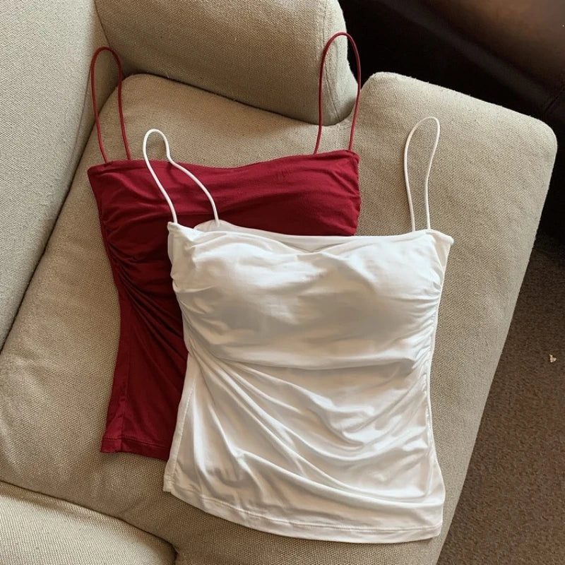 Women's Padded Spaghetti Strap Tank Top