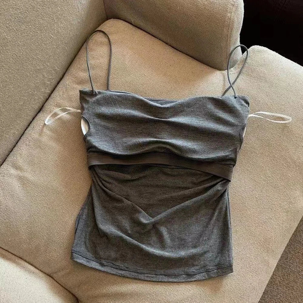 Women's Padded Spaghetti Strap Tank Top