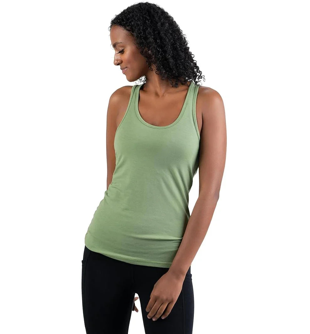 Women Merino Base Layer 100% Merino Wool Tank Top Sleeveless Tops Running Hiking Tank Tops Light Wicking Breathable Anti-Odor