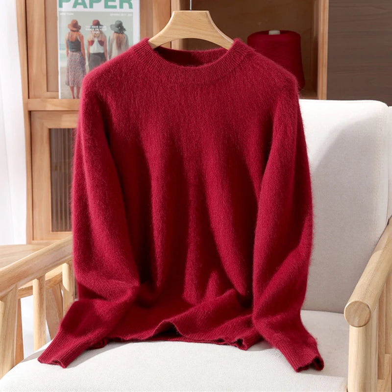 Autumn Winter Mink Cashmere Sweater