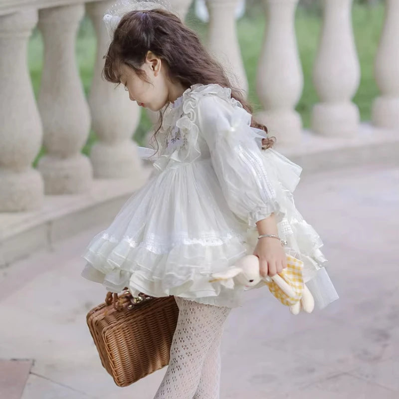 Girls' Halloween Flower Toddler Party Dress