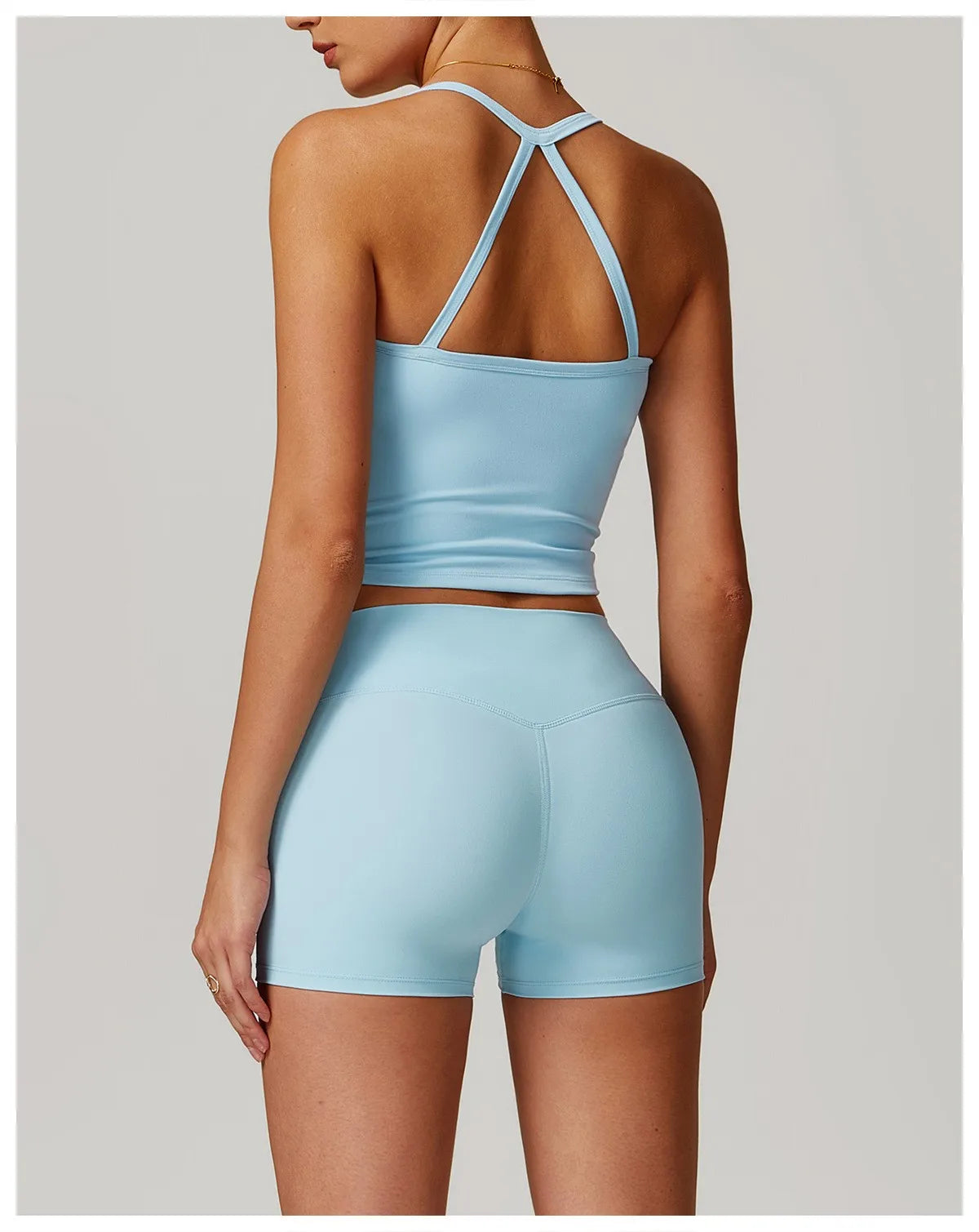 Women's Cross-Back Push-Up Sports Bra