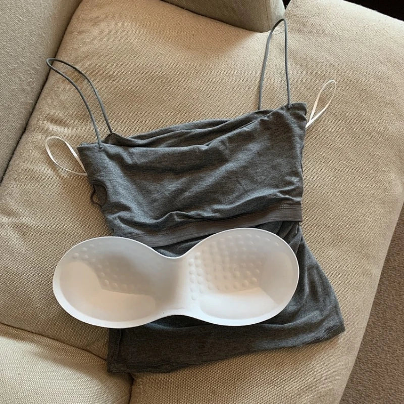 Women's Padded Spaghetti Strap Tank Top
