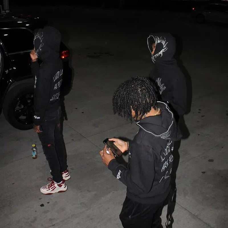 Y2K Jacket Men hoodies emo Zip Hoodie Rhinestone Pattern goth Sweatshirt Sport Coat Pullover Gothic Long Sleeve Oversized hoodie