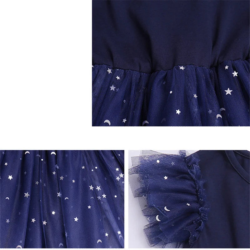Girls' Sequin Mesh Fancy Dress (9-11Y)