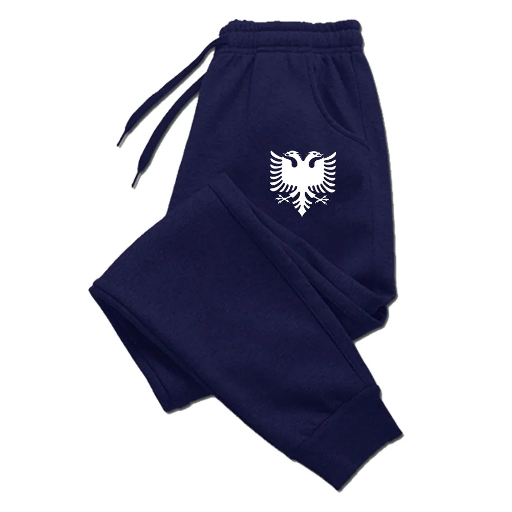 Sports Fitness Jogging Pants Comfortable Printed Sweatpants for Men and Women, Soft Long Pants, Casual Jogger Trousers,