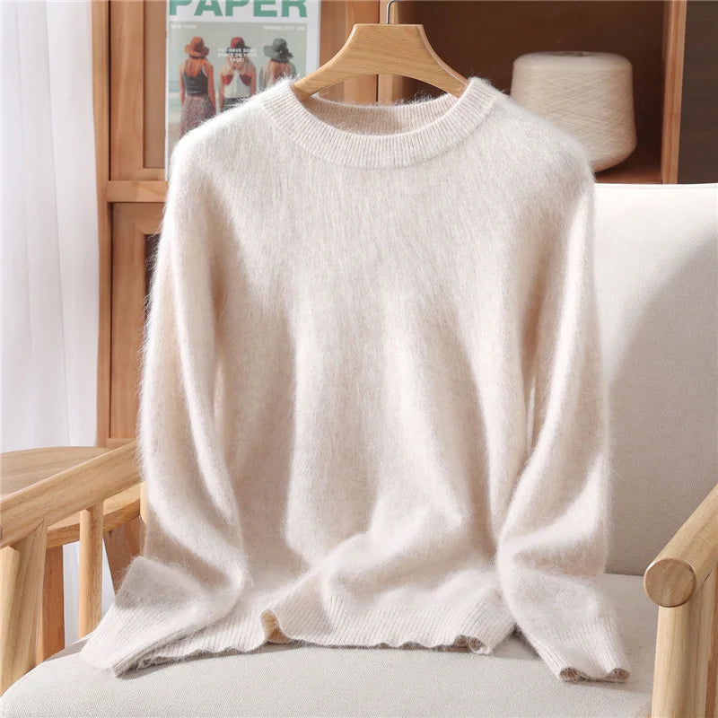 Autumn Winter Mink Cashmere Sweater
