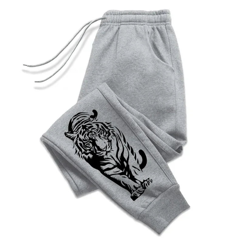 Hot Sale Men's Sweatpants High Quality All Season Daily Casual Sports Jogger Pants Gym Male Tiger Printed Trousers Men's Clothes