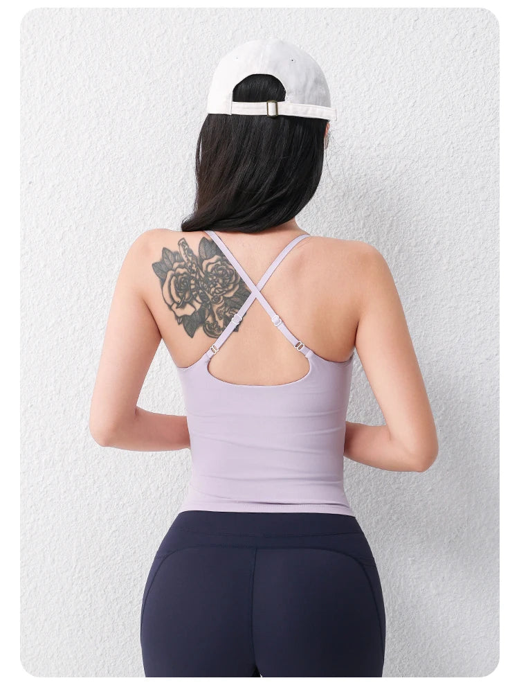 Women's U-Neck Yoga Sports Vest