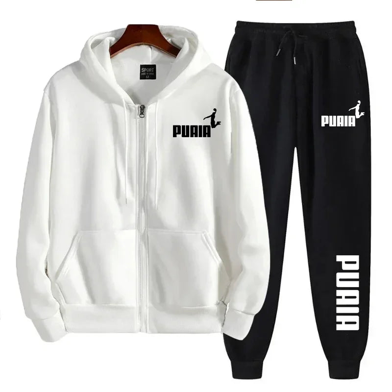 Men's Hooded Tracksuit Set
