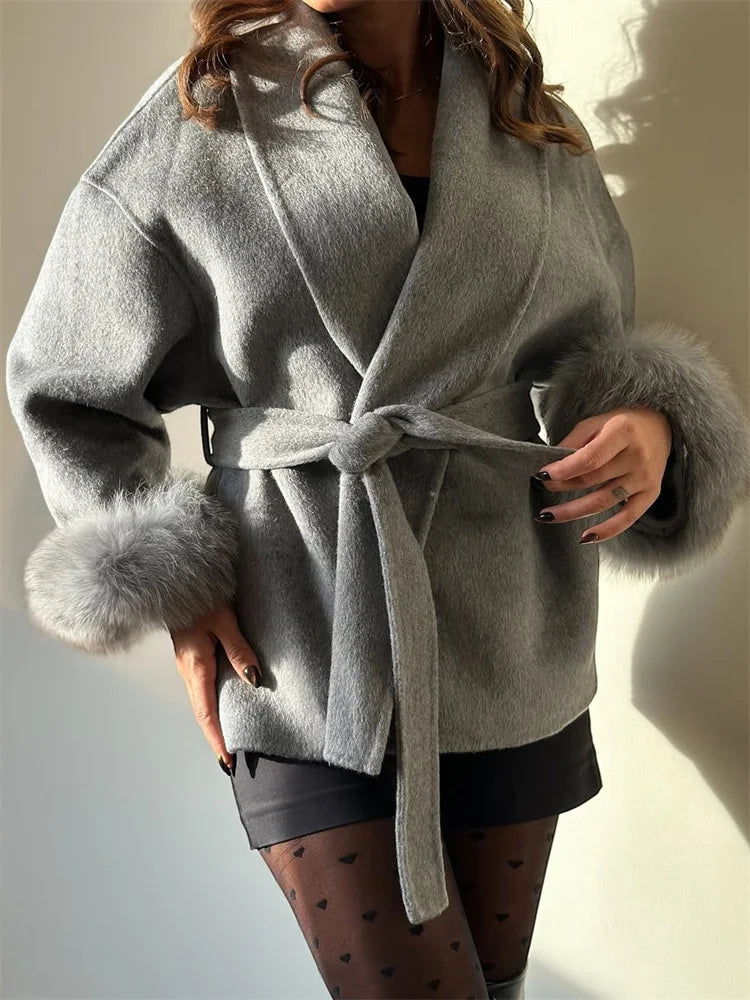 Tossy Fox Wool Overcoat