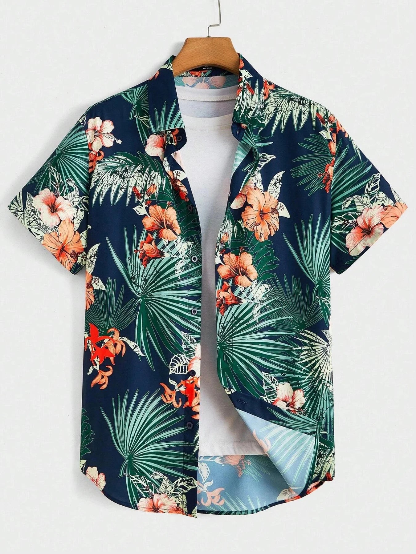 Girls' Botanical Floral Hawaiian Shirt