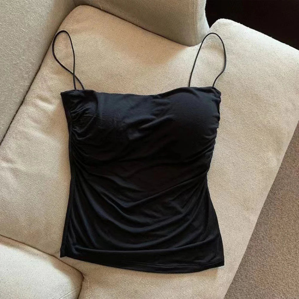 Women's Padded Spaghetti Strap Tank Top