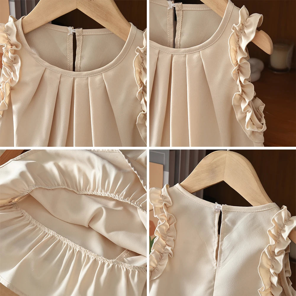 Girls' Sleeveless Princess Dress (2-7Y)