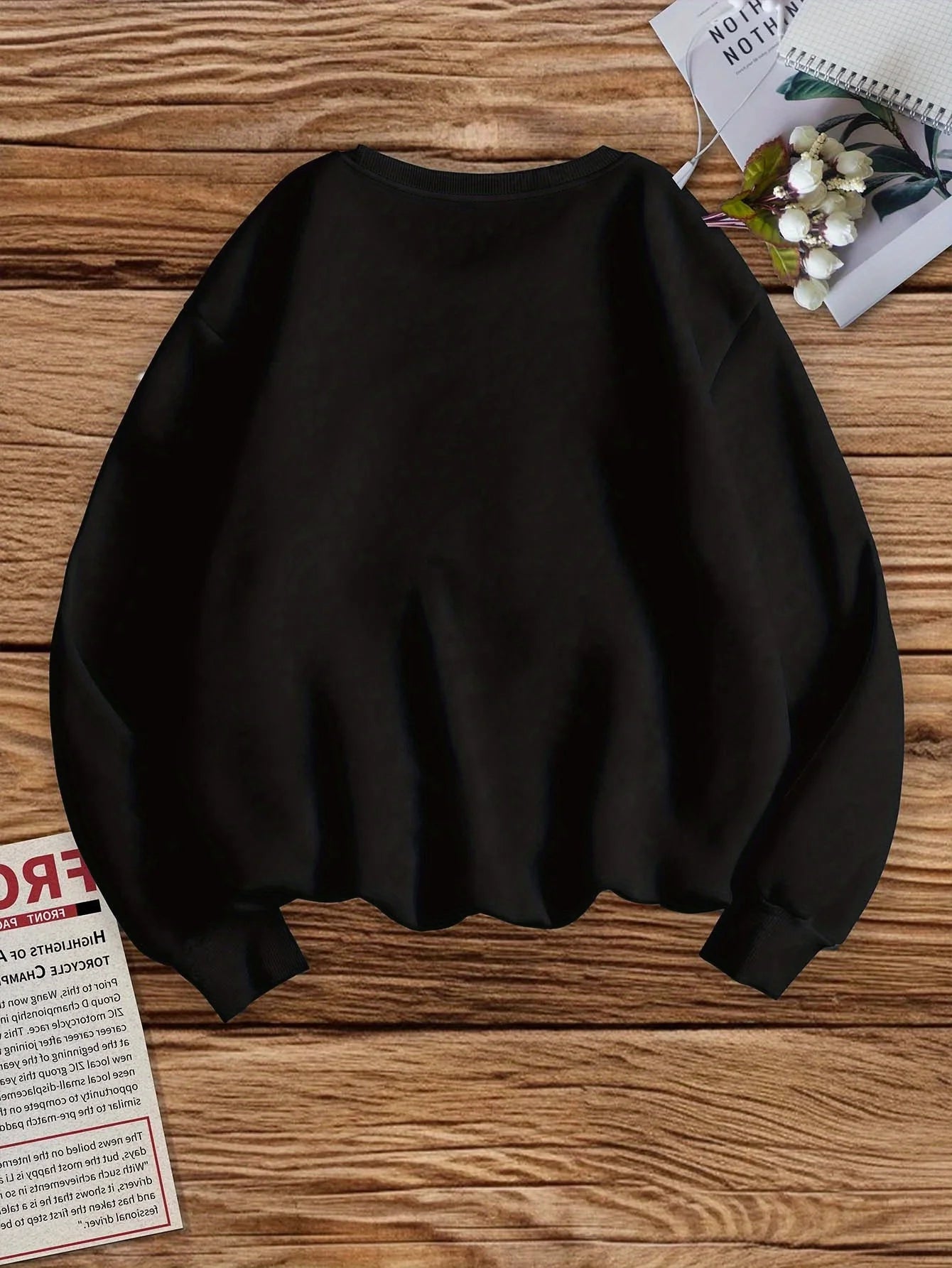 Pumpkin Cinnamon Autumn Printed Christmas Women's Hoodie Autumn Winter Round Neck Creative Top Fashion Pullover Clothing