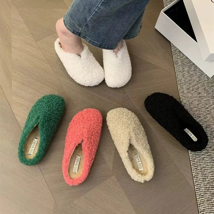 Famous Brand Spring Retro Single Shoes Comfortable Rubber Bottom Ladies Sandals Wider Toe Box Ballerina Slippers Style