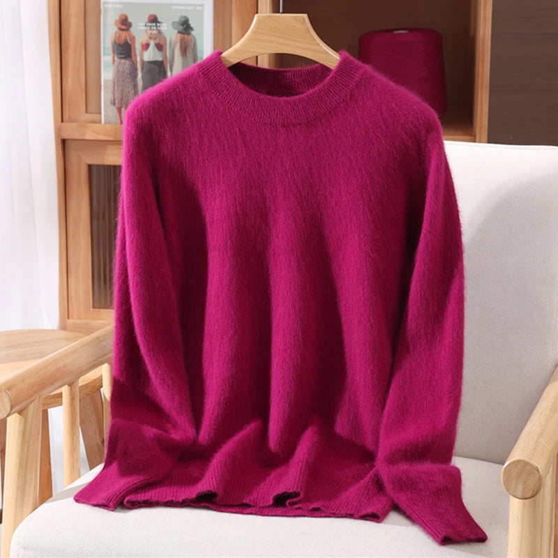 Autumn Winter Mink Cashmere Sweater