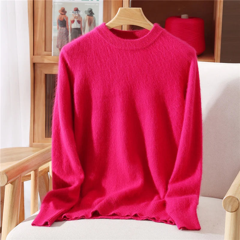 Autumn Winter Mink Cashmere Sweater