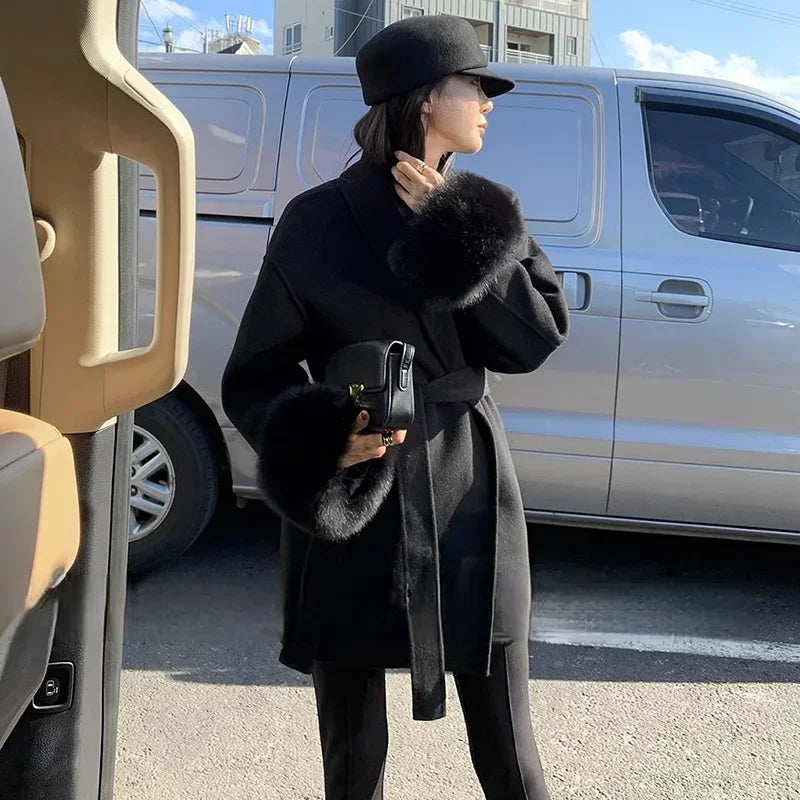 Tossy Fox Wool Overcoat