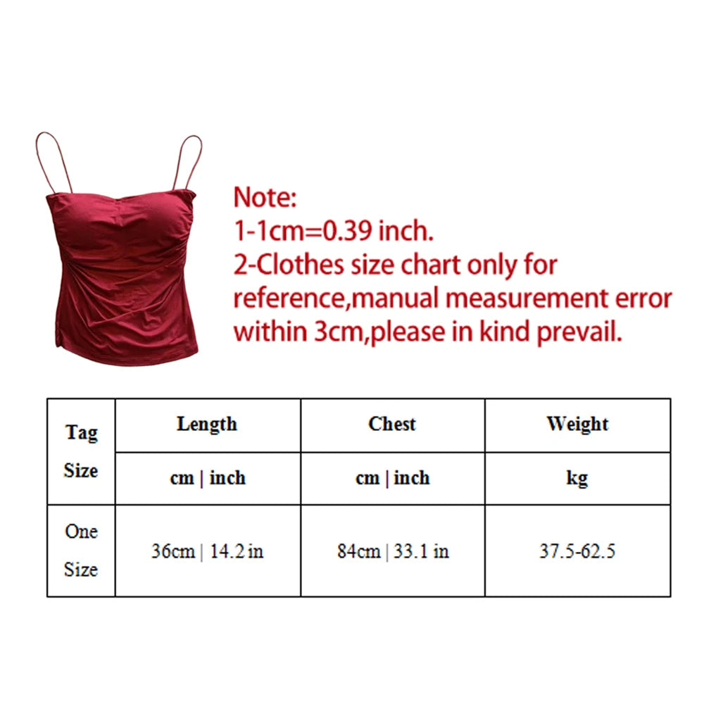 Women's Padded Spaghetti Strap Tank Top