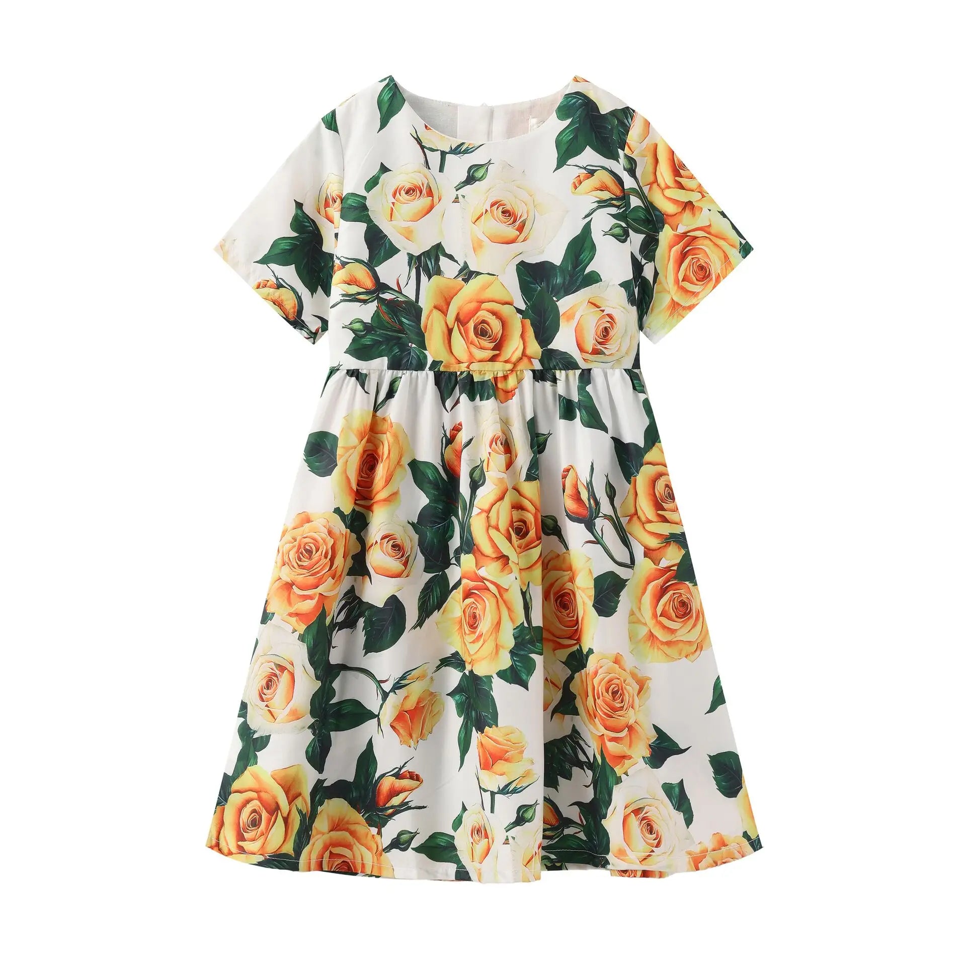 Girls' Printed Princess Party Dress