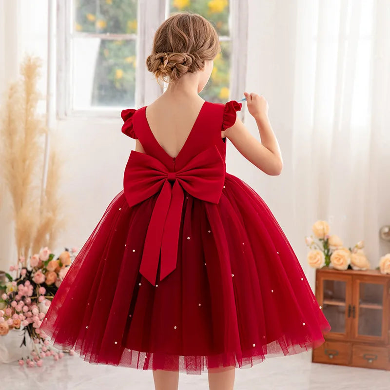 Girls' Fairy Princess Lace Dance Dress