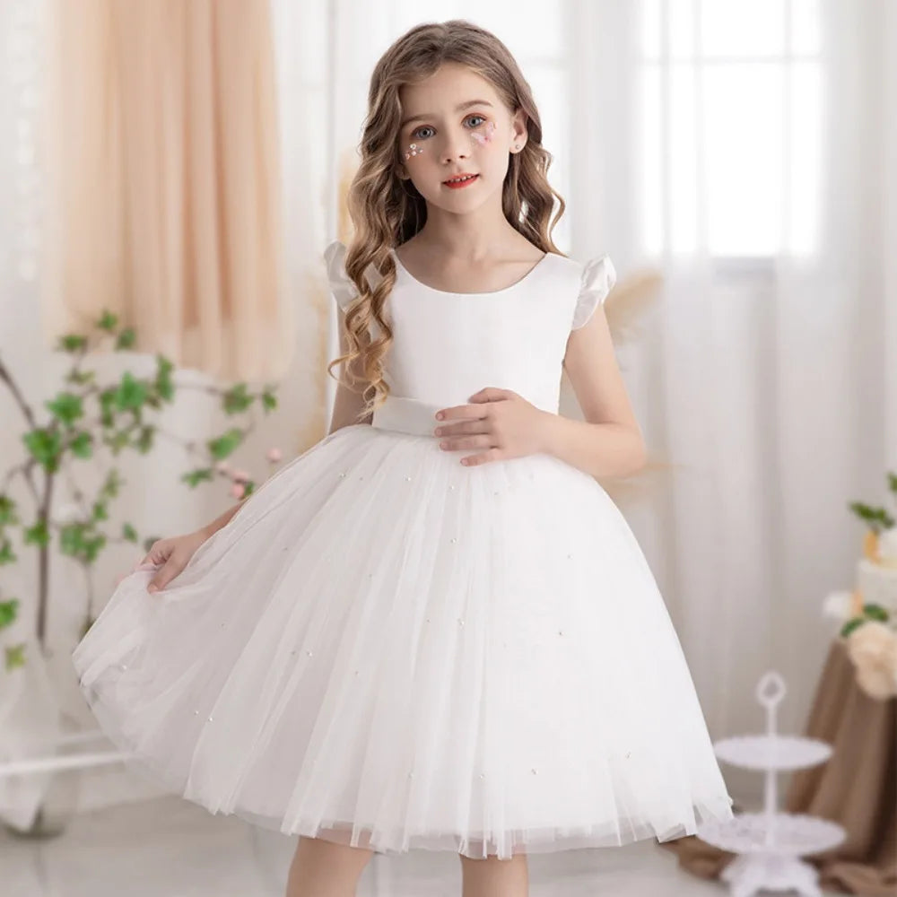 Girls' Fairy Princess Lace Dance Dress