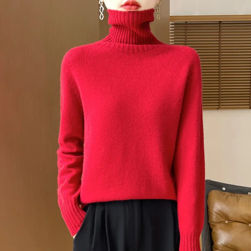 Autumn Winter Merino Knit Sweater