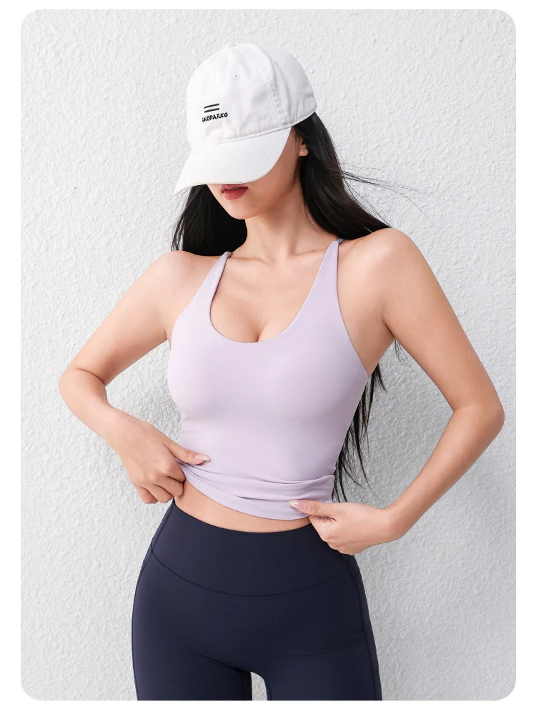 Women's U-Neck Yoga Sports Vest