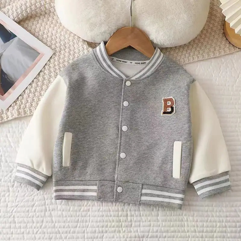 Kids' Letter Baseball Jacket (12M-12Y)