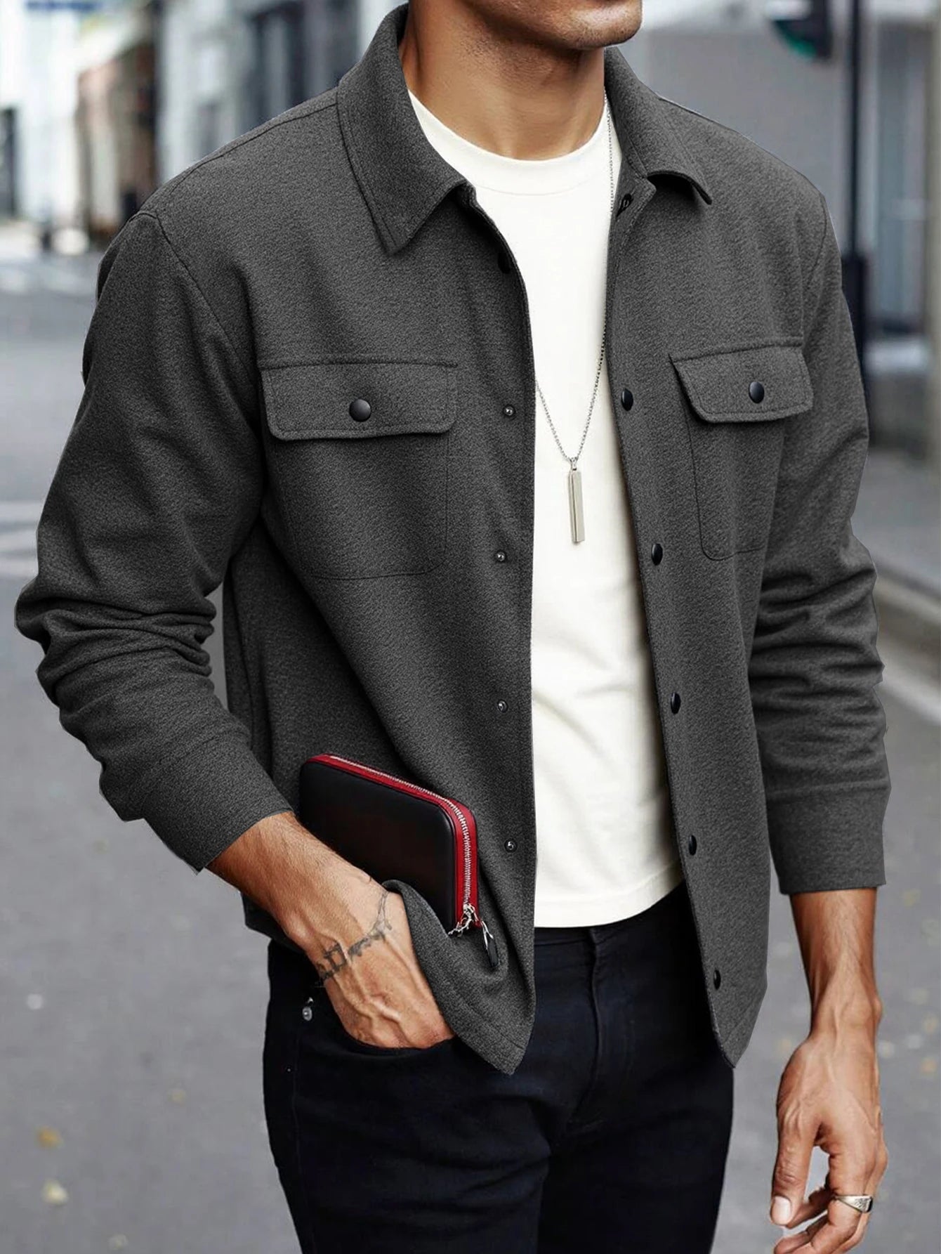 Men’s Modern Wool Blend Jacket