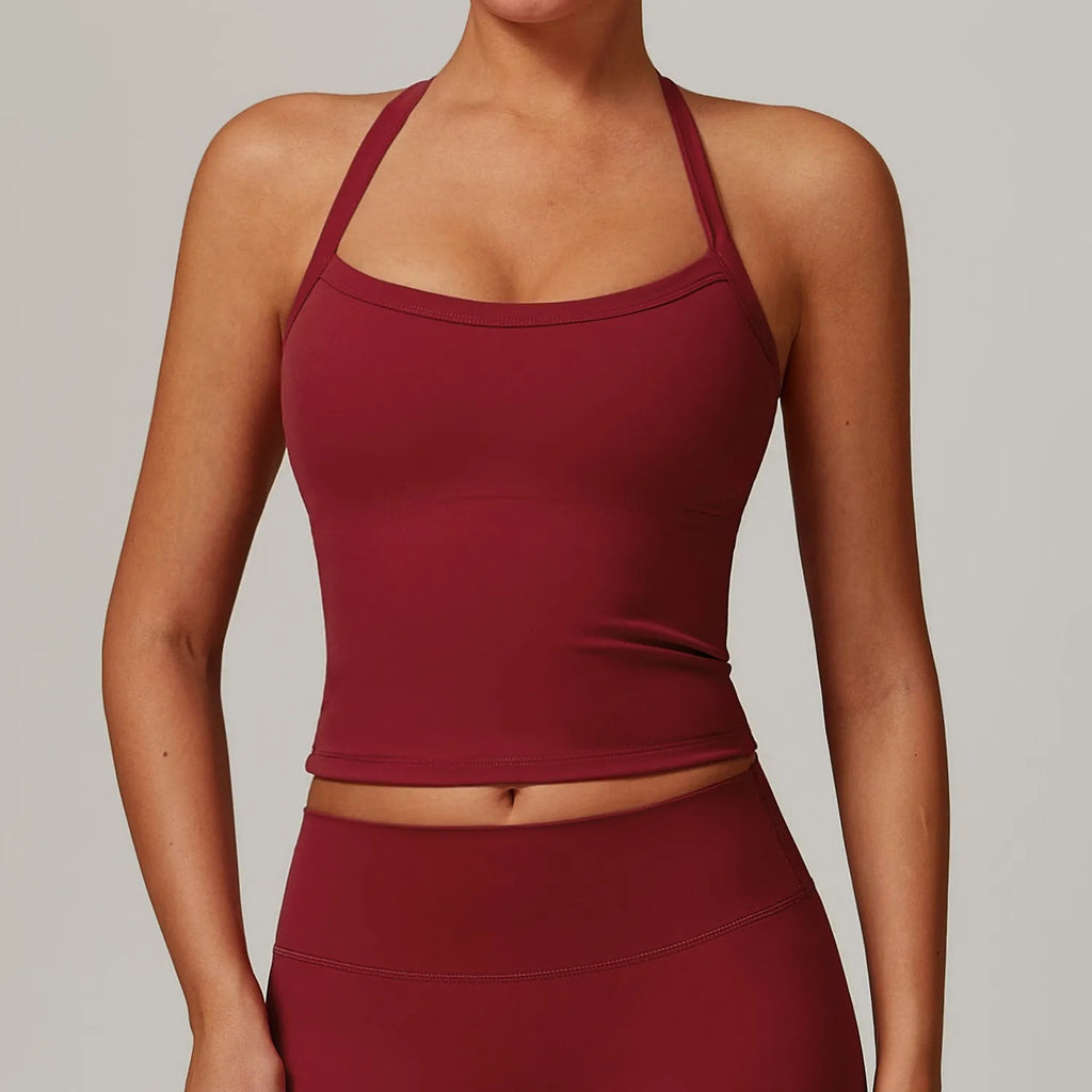 Women's Cross-Back Push-Up Sports Bra