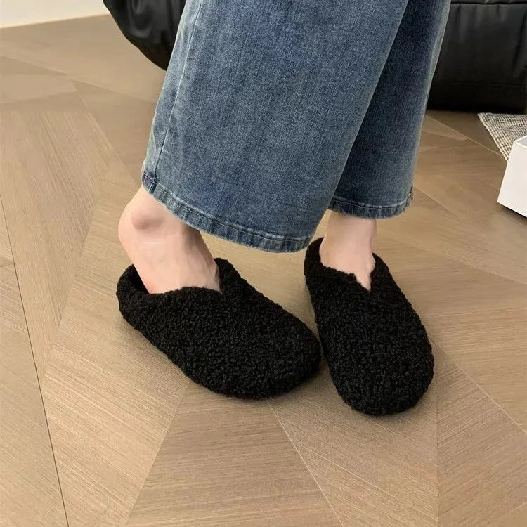 Famous Brand Spring Retro Single Shoes Comfortable Rubber Bottom Ladies Sandals Wider Toe Box Ballerina Slippers Style