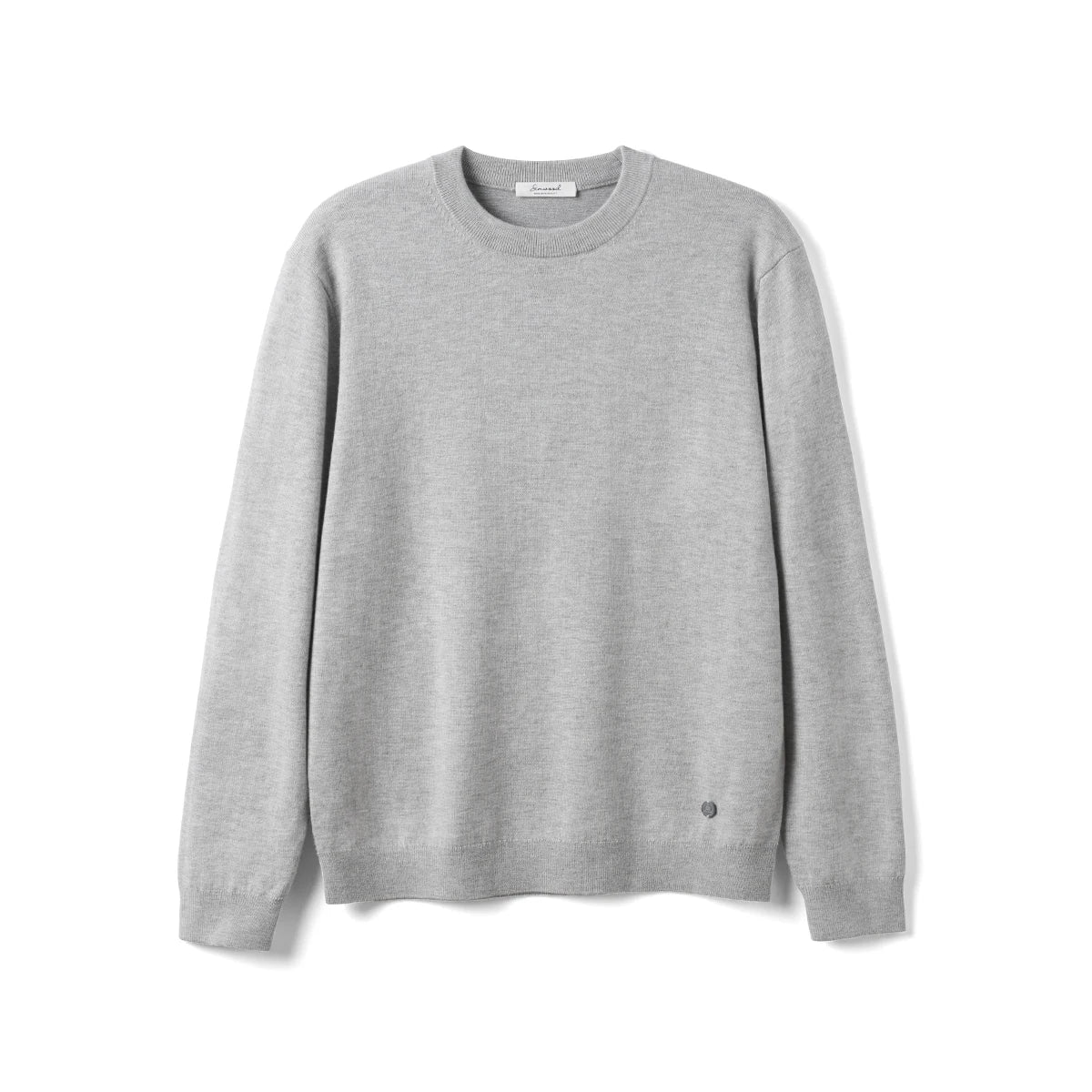 SIMWOOD 2025 Autumn New Regular Fit 12 Gauge Fine Sweater Men Antistaic Basic Knit Pullovers
