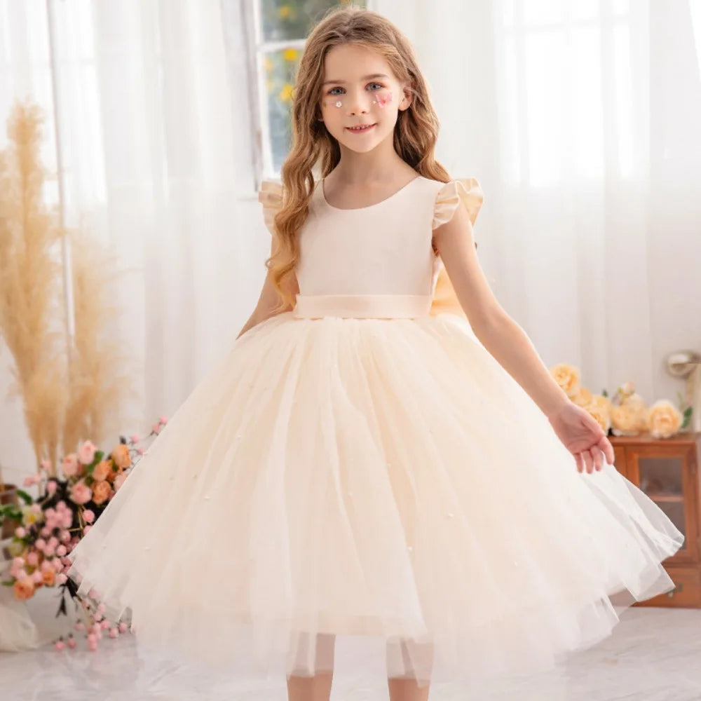 Girls' Fairy Princess Lace Dance Dress