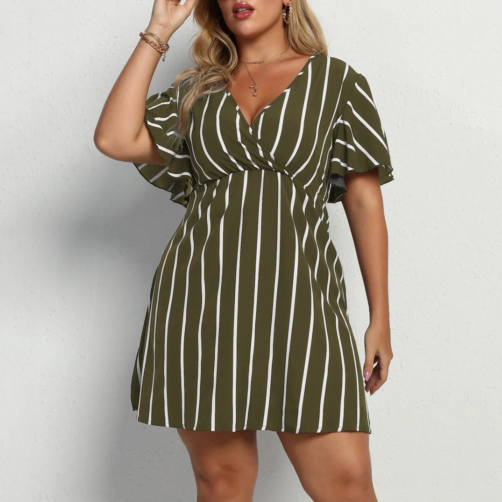Striped Mini Dress