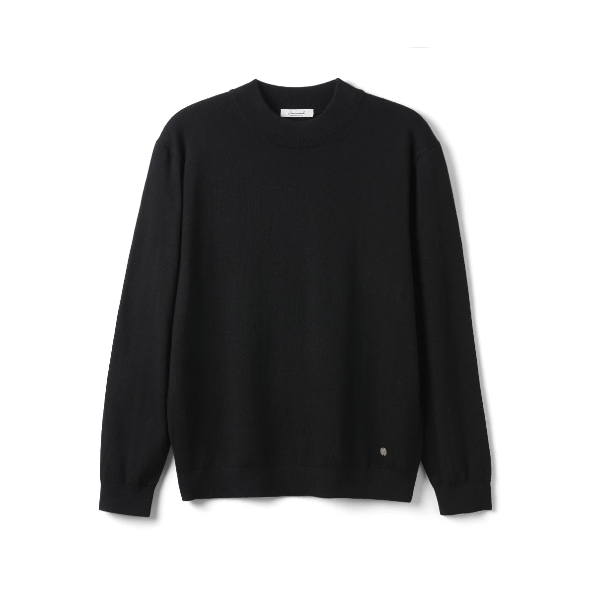 SIMWOOD 2025 Autumn New Regular Fit 12 Gauge Fine Sweater Men Antistaic Basic Knit Pullovers
