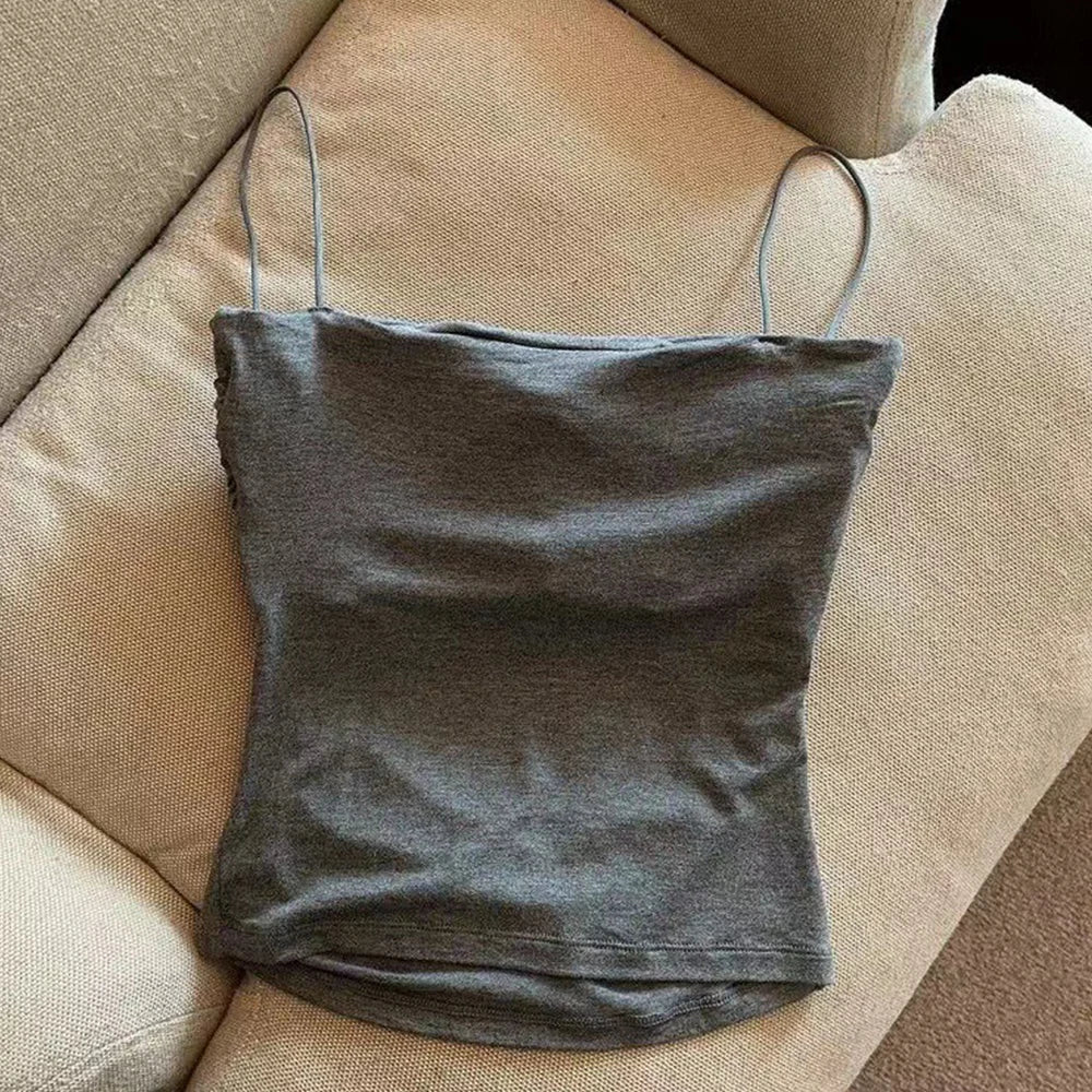 Women's Padded Spaghetti Strap Tank Top
