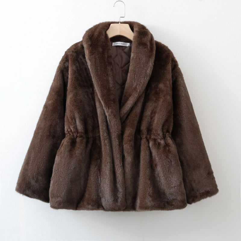 faux fur coat women
