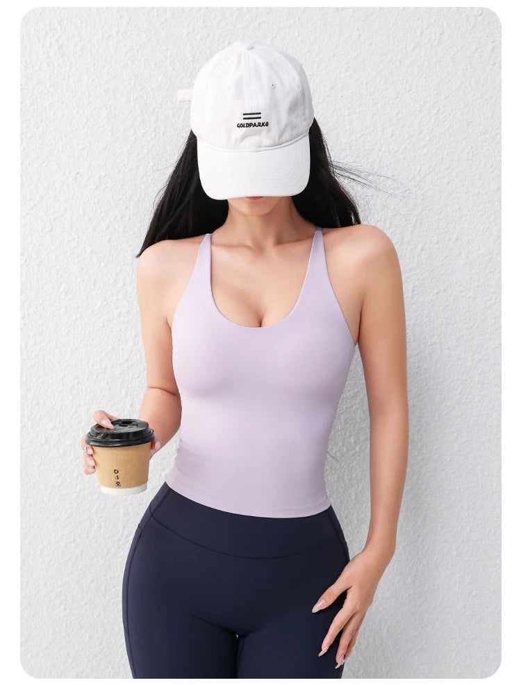 Women's U-Neck Yoga Sports Vest