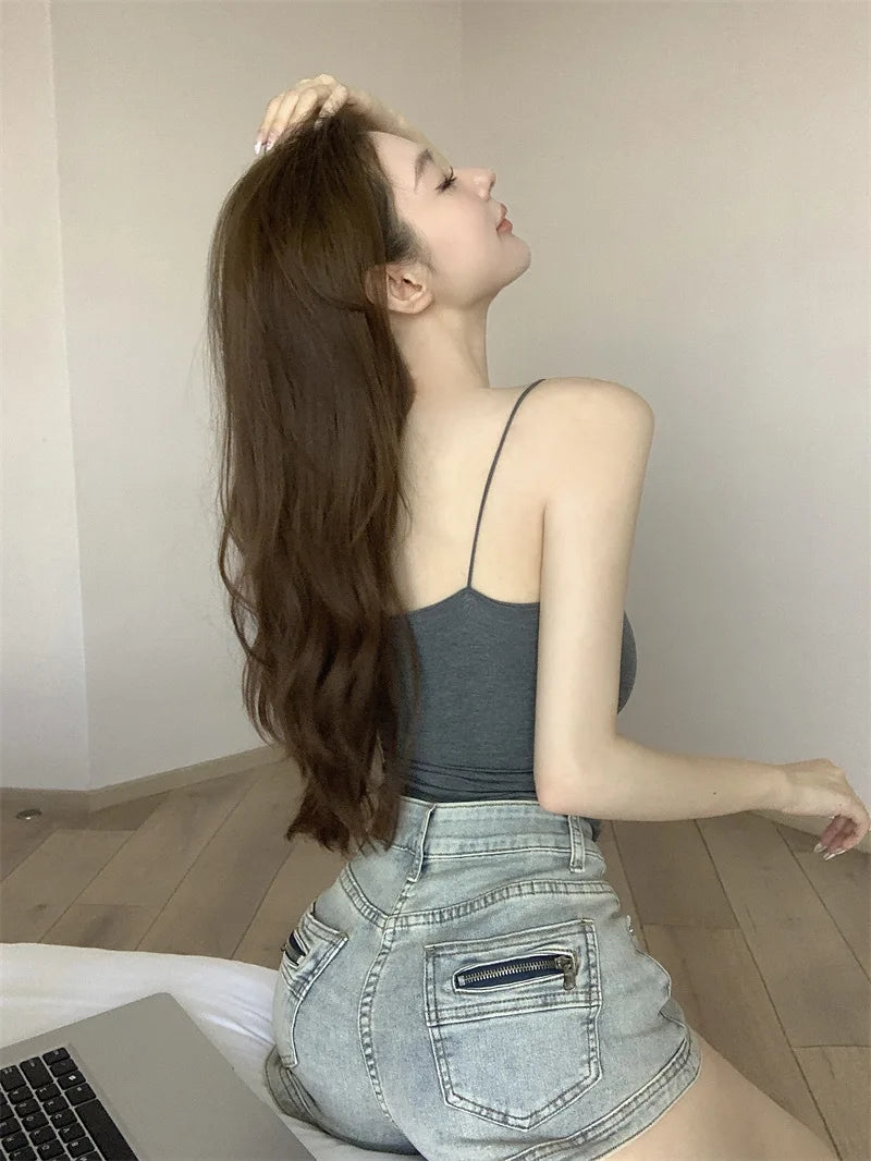 Women's Padded Spaghetti Strap Tank Top