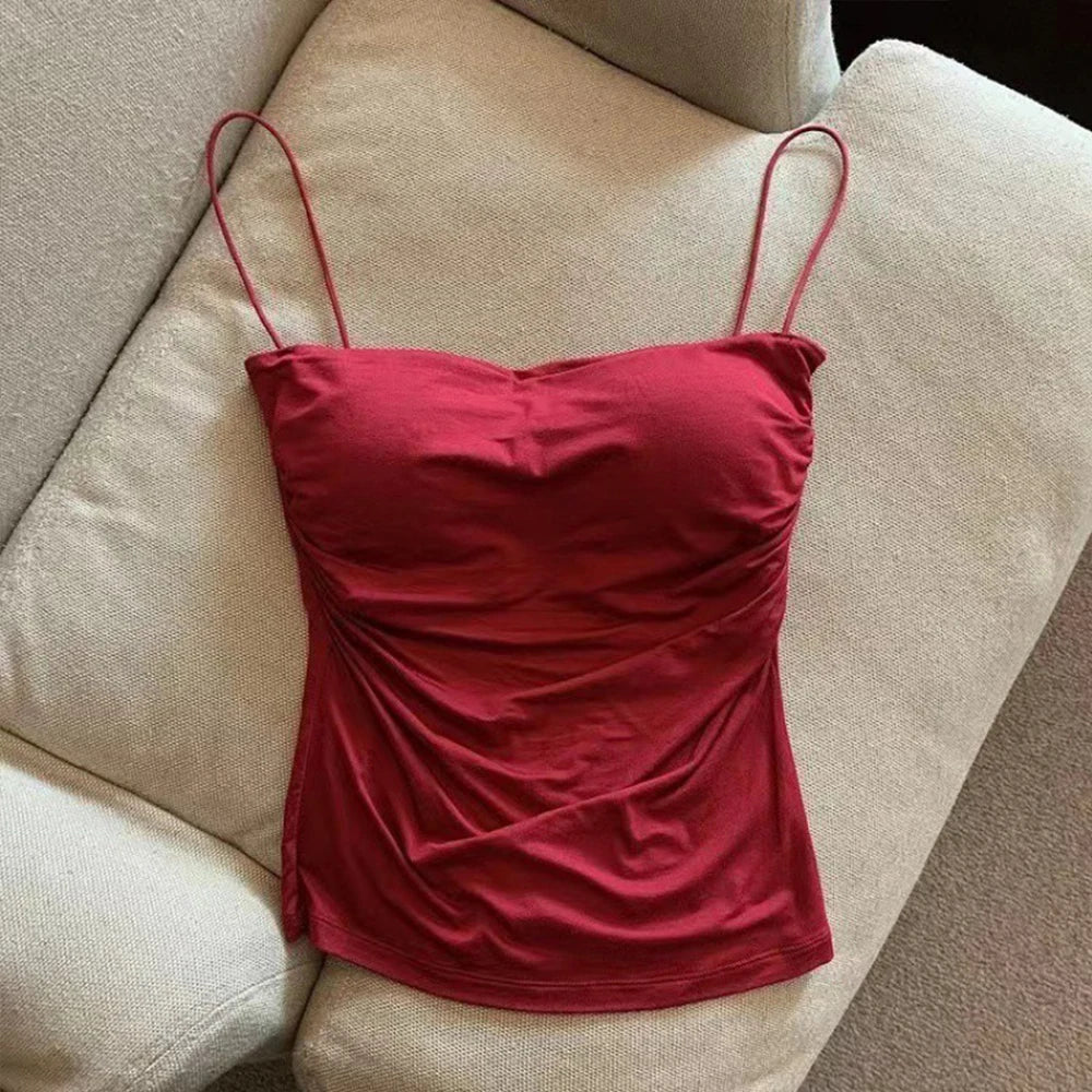 Women's Padded Spaghetti Strap Tank Top
