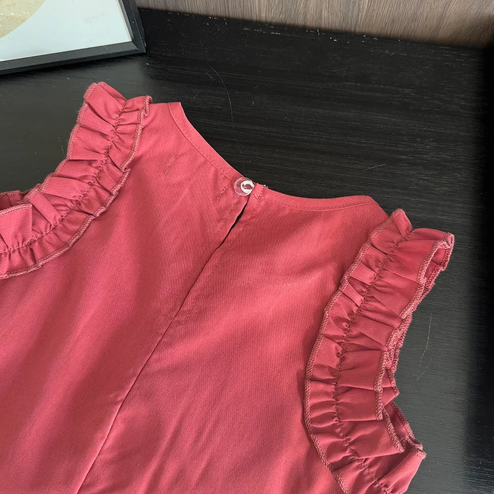 Girls' Sleeveless Princess Dress (2-7Y)