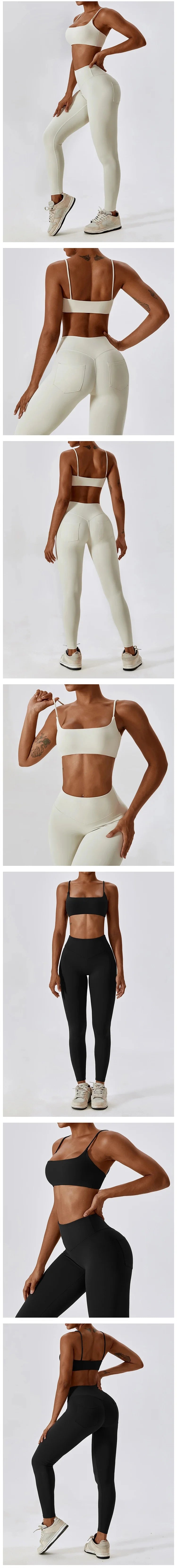 Women's Cross-Back Strappy Sports Bra