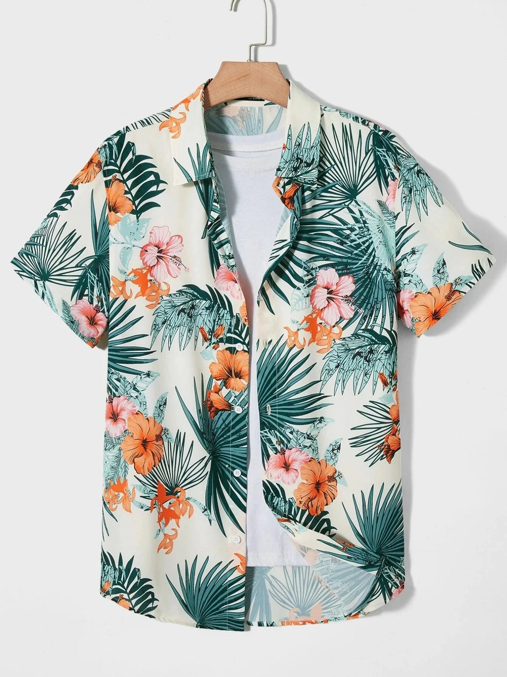 Girls' Botanical Floral Hawaiian Shirt