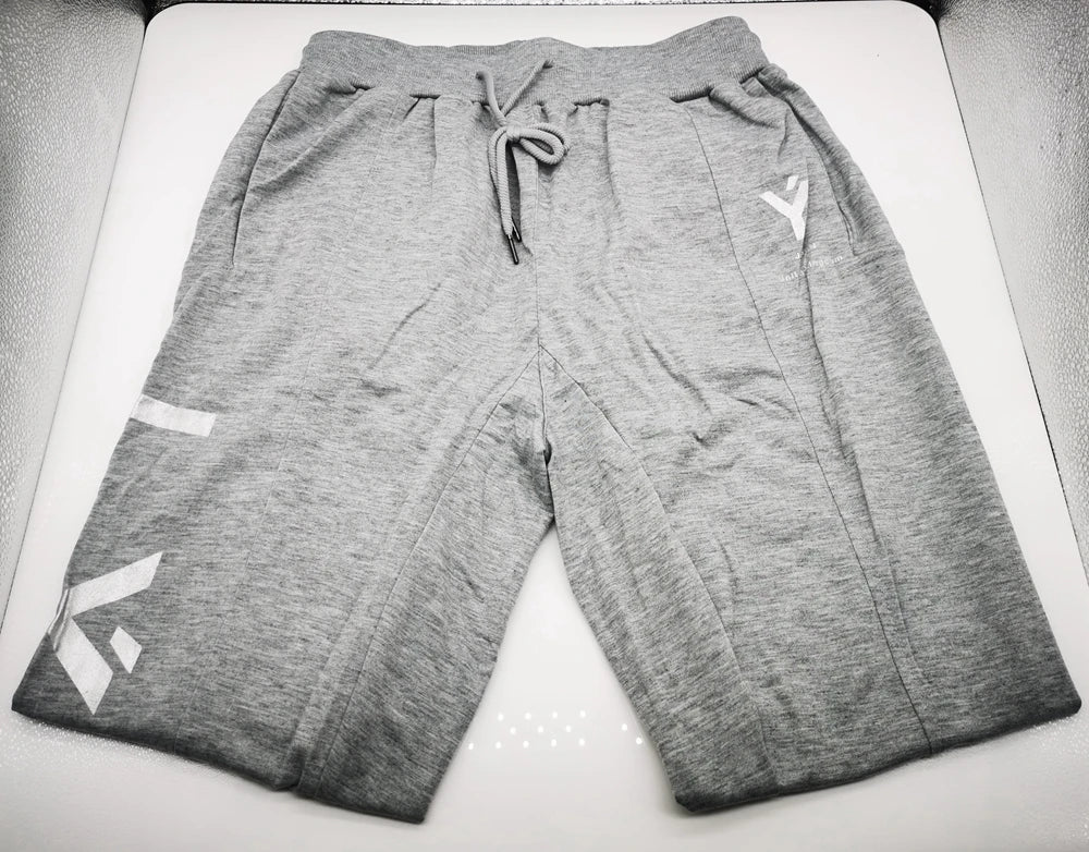 Mens Training Pants GYM Track Sweatpants Joggers Breathable Workout Fitness Male Running Sport Trousers Zipper Bottoms